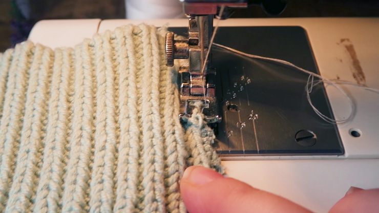 How to make DIY mittens out of thrift store sweaters