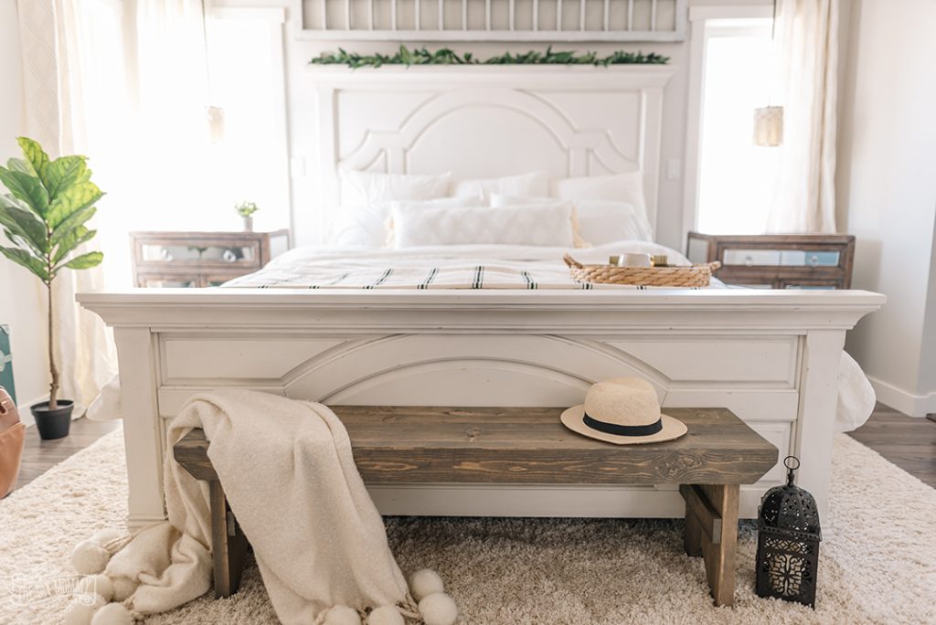 How to Build a DIY Rustic Bench - Free Building Plans - Cozy DIY Home