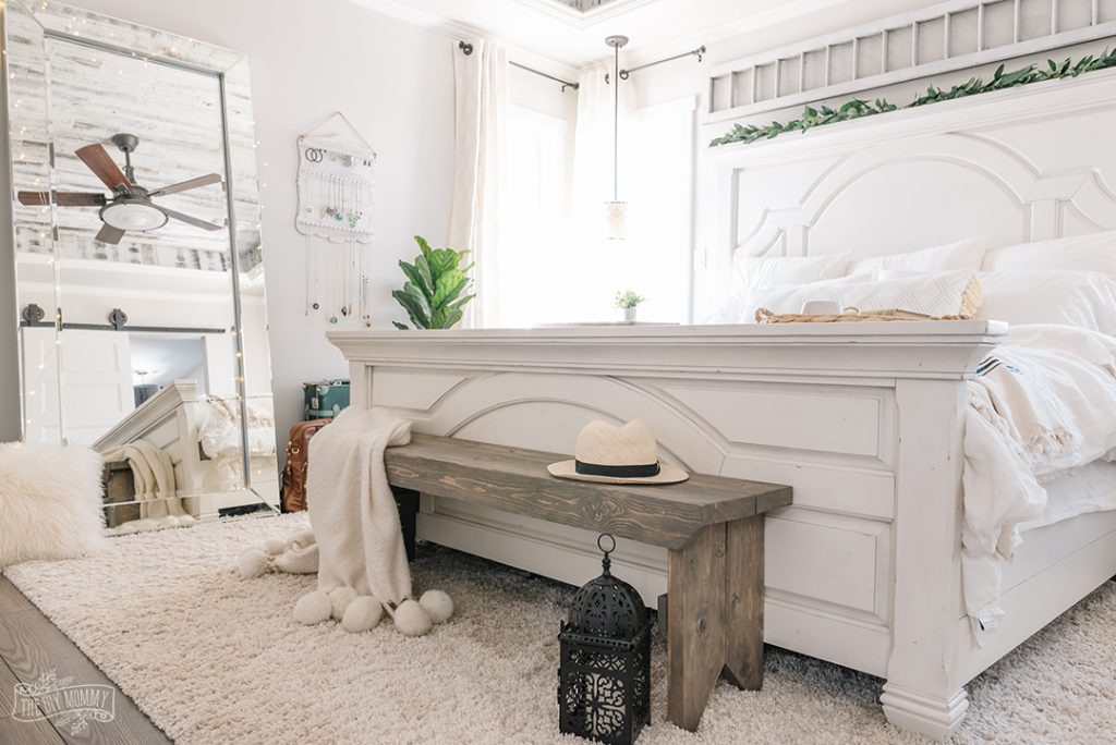 How to Build a DIY Rustic Bench - Free Building Plans - Cozy DIY Home