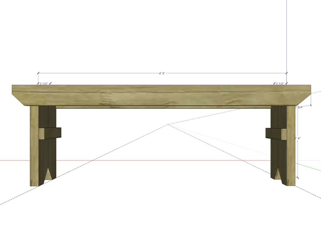 How to Build a DIY Rustic Bench - Free Building Plans - Cozy DIY Home