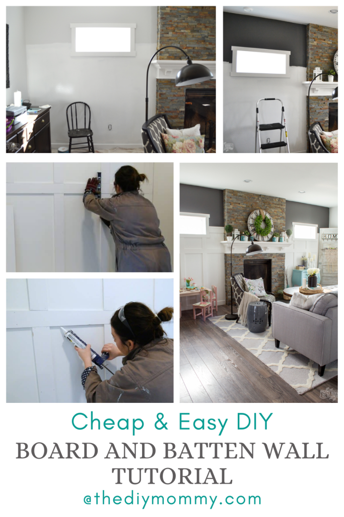 Cheap And Easy DIY Board And Batten Wall Tutorial - Cozy DIY Home