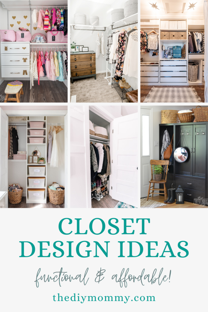 Closet Design Ideas: Functional & Affordable! - Cozy DIY Home