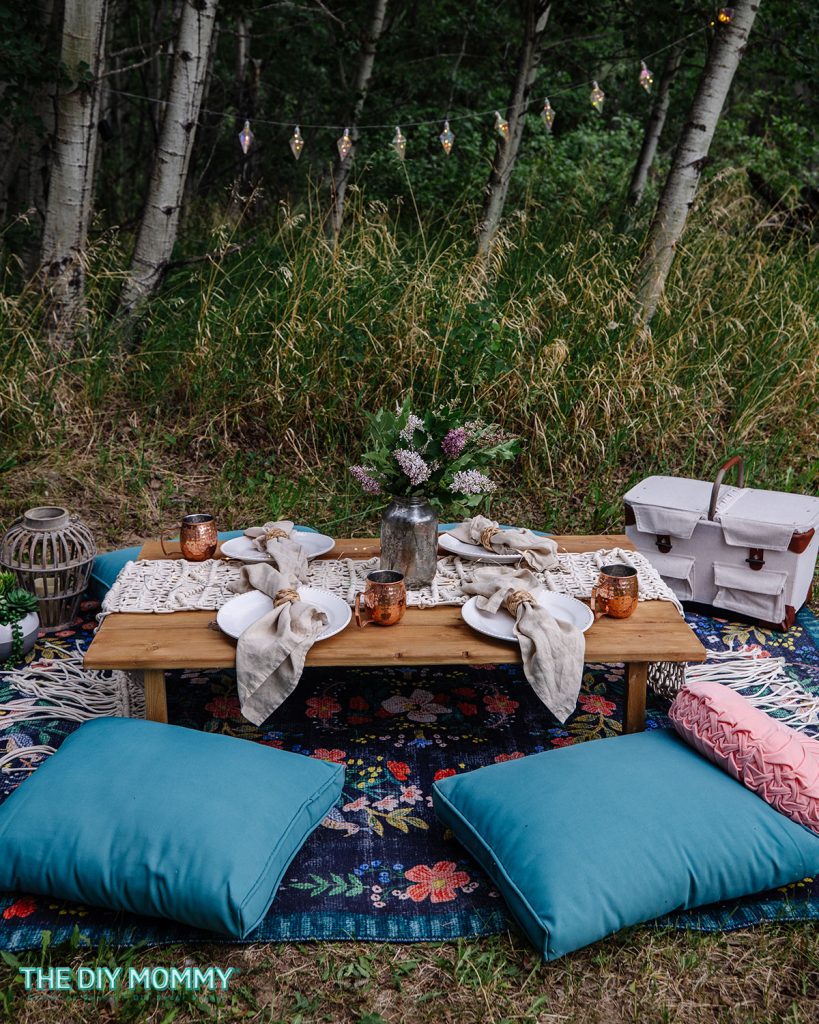 Diy Boho Picnic Table