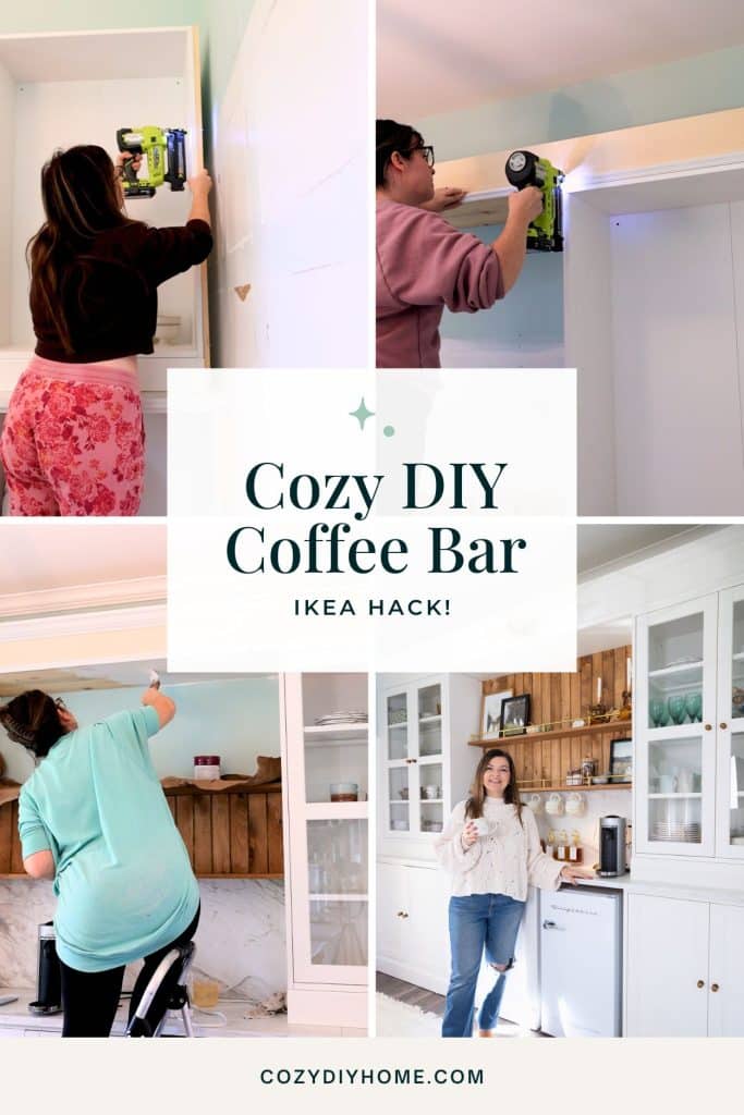 How I Created My Dream DIY Coffee Bar with an Epic IKEA Hack - Cozy DIY ...