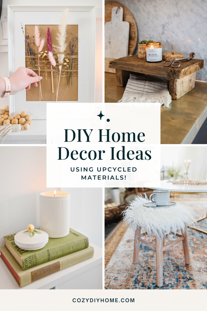 DIY Cozy Home Decor Projects Using Upcycled Materials - Cozy DIY Home