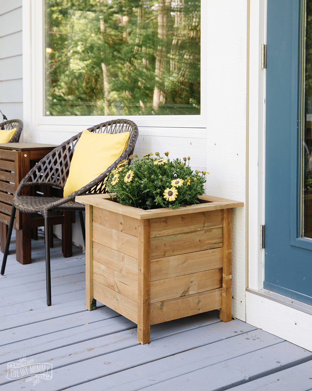 DIY Wooden Planter Box